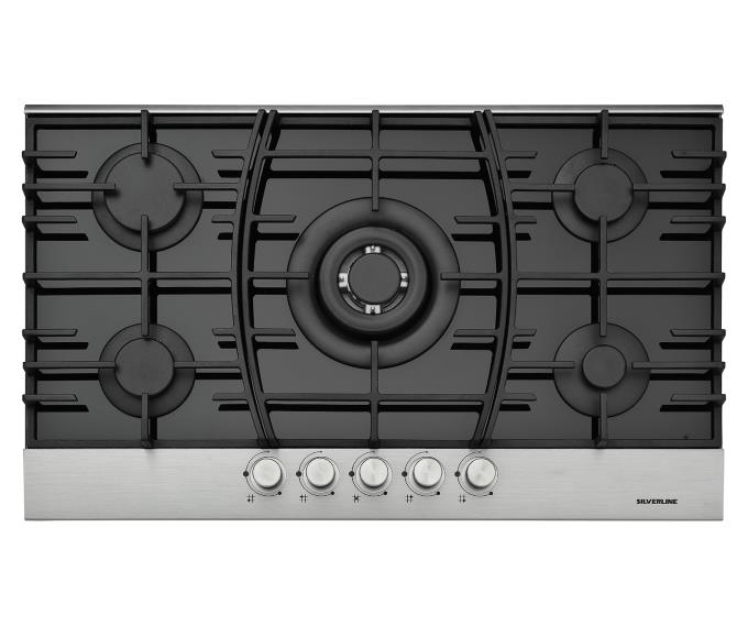 Temp. Glass Built-in Hob 90cm (Black Color)