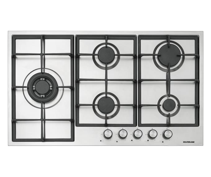 Stainless Steel Built-in Hob 90cm