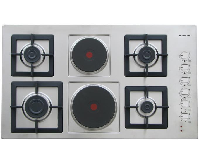 Stainless steel Built-in Hob 90cm