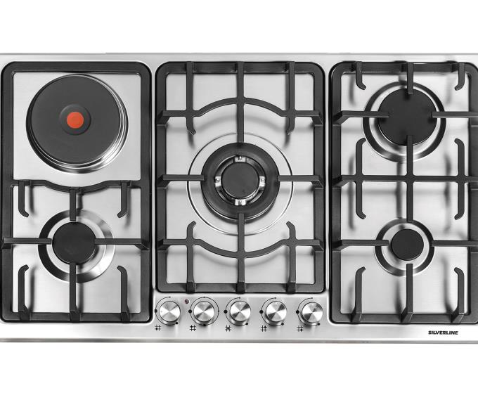 Stainless Steel Built-in Hob 90cm