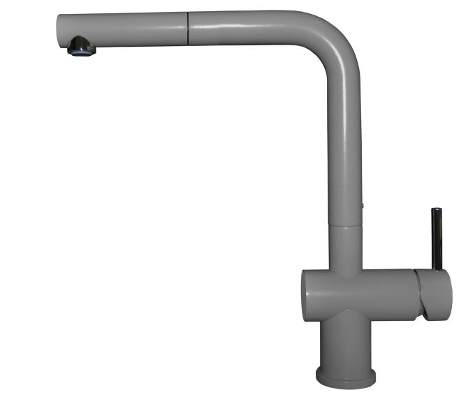 ELLECI Stream PLUS BASIN MIXER Titanium (Metaltek)