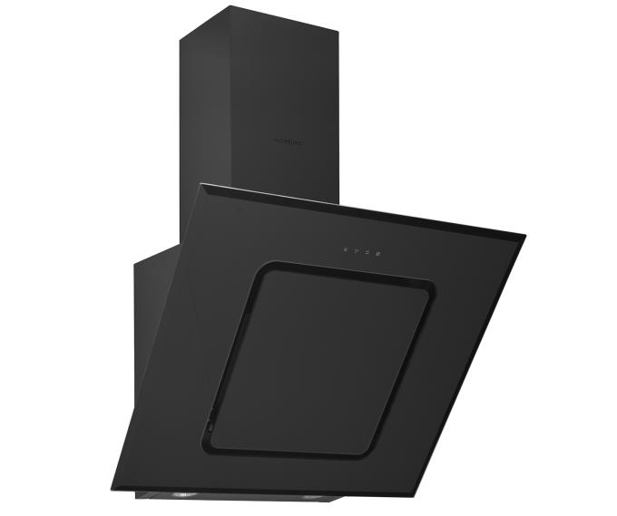 Black Temp. Glass Hood 90cm